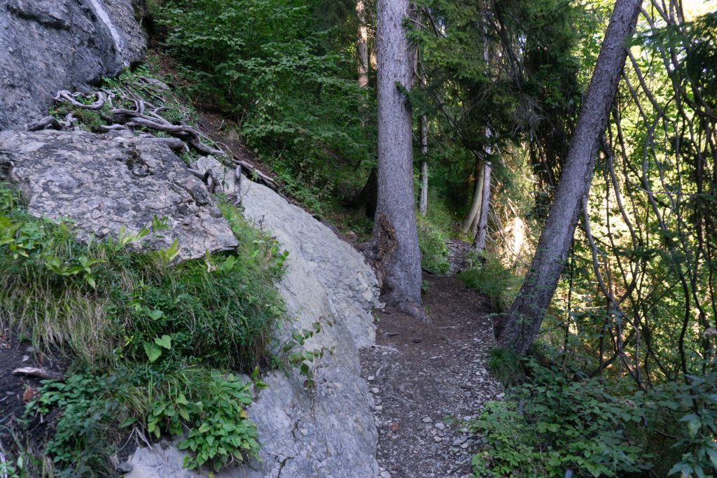 Grauer Stein Zustieg